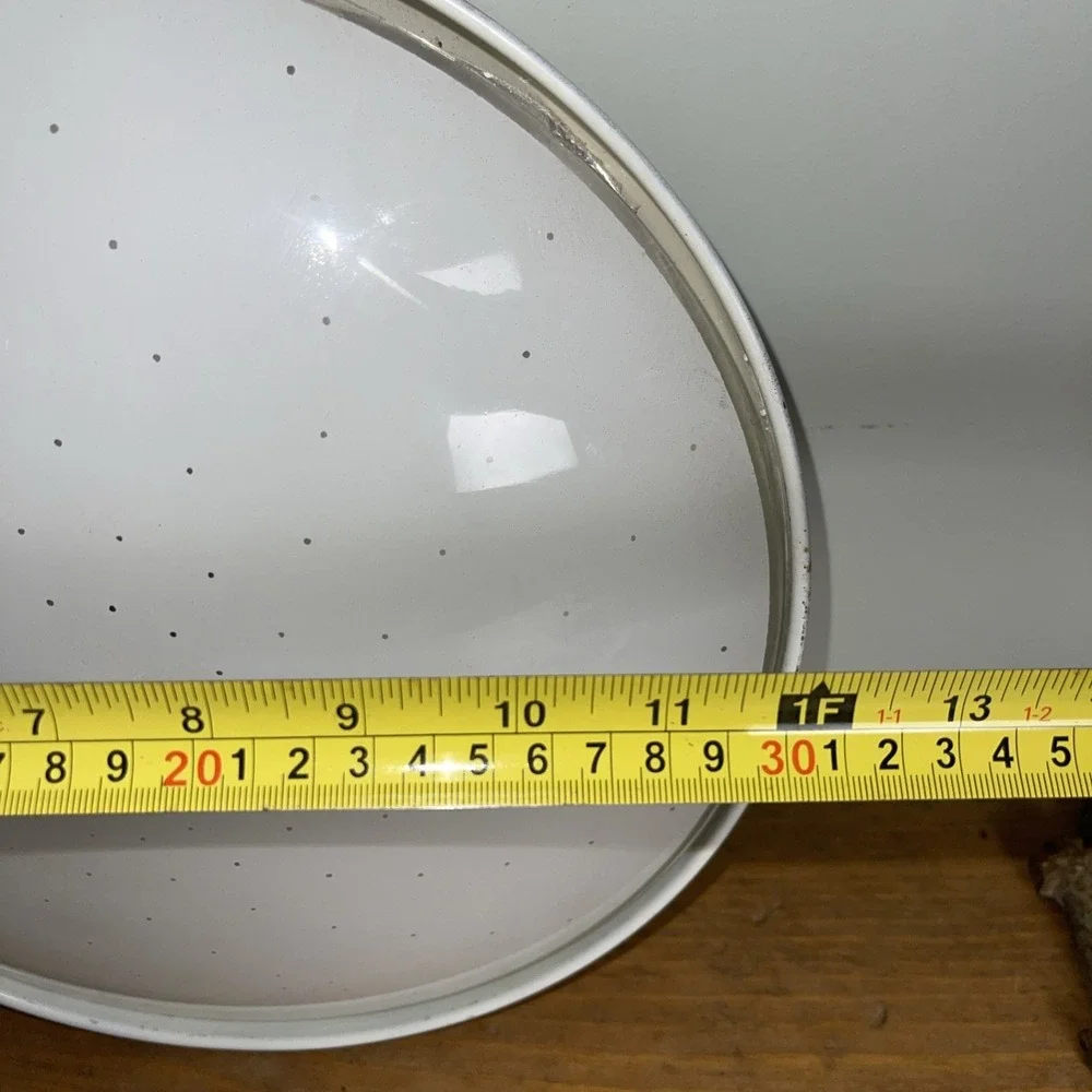 Vintage Mid Century Moe Light Ceiling Light Fixture Atomic Saucer Light